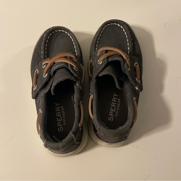 Sperry Kids Gray Boat Shoes - Picture 5 of 8